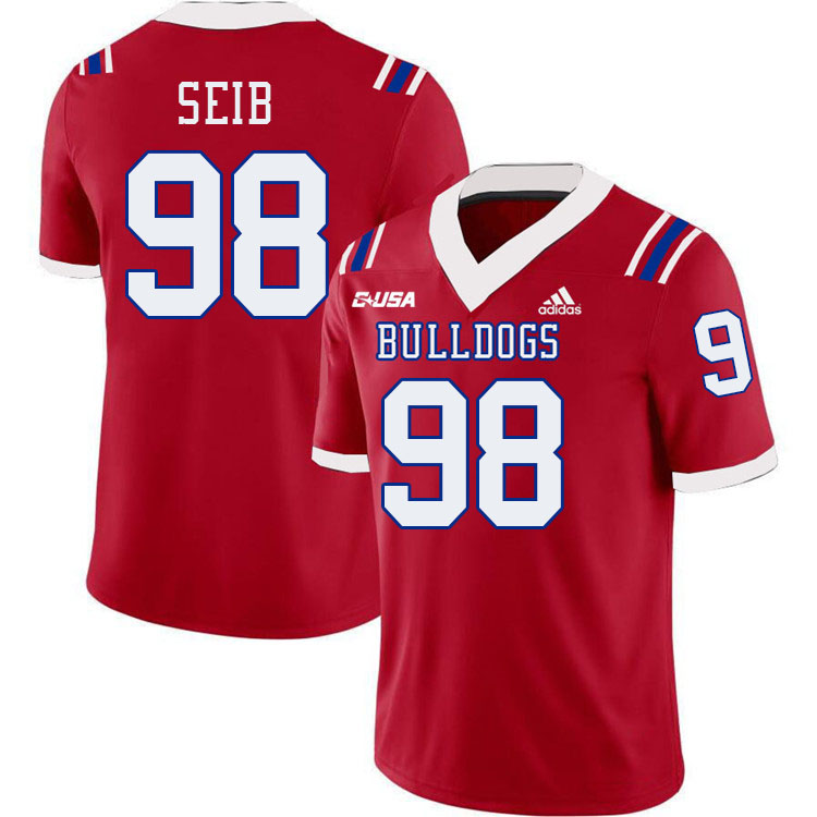 Luke Seib Louisiana Tech Jersey,LA Tech Bulldogs Football Jerseys,Uniforms,Gears-Red